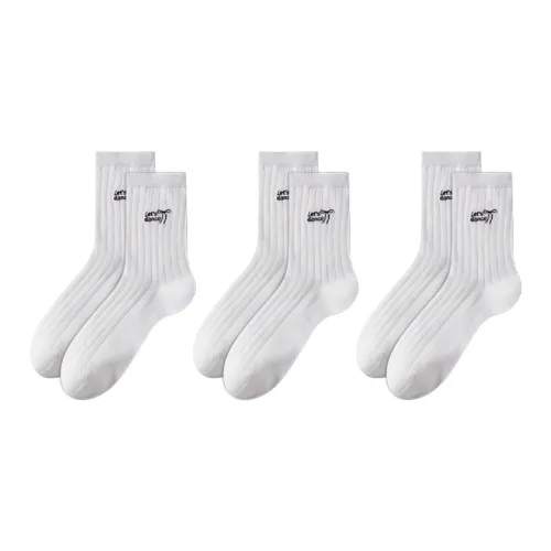 2323 Mid Calf Socks Women's 3 Pack