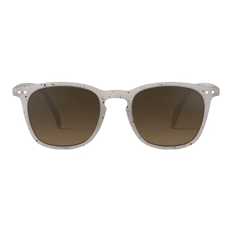 IZIPIZI PARIS Rubber Square Sunglasses Unisex Beige-0