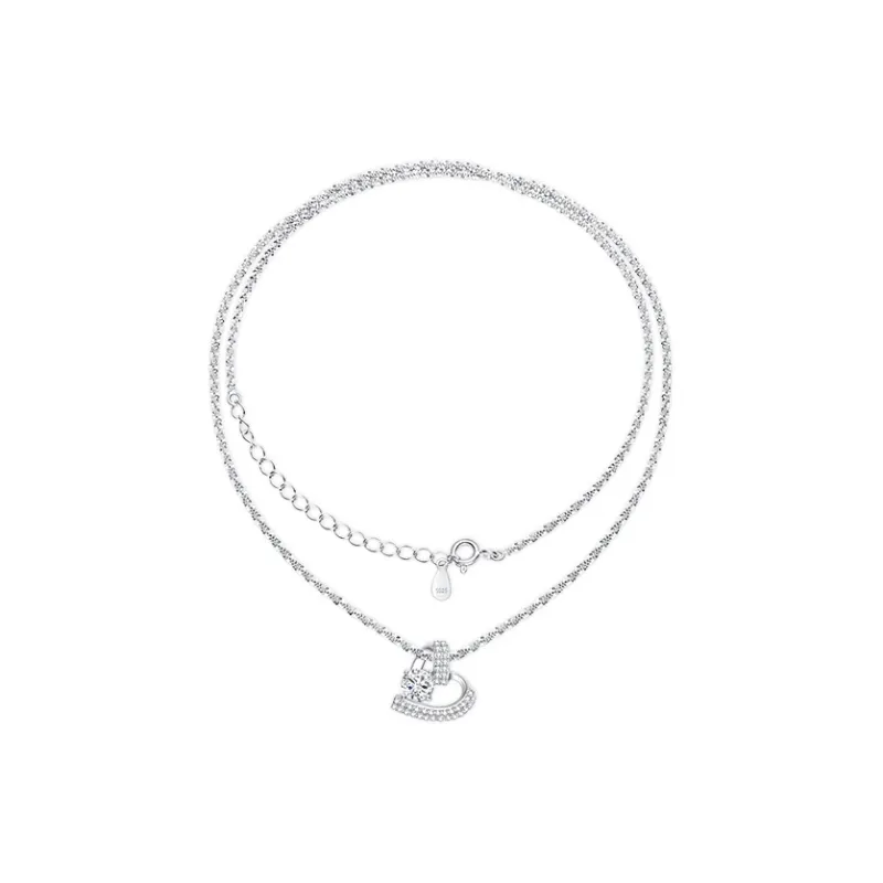 CHOW TAI SENG S925 Silver Necklaces Women's-2