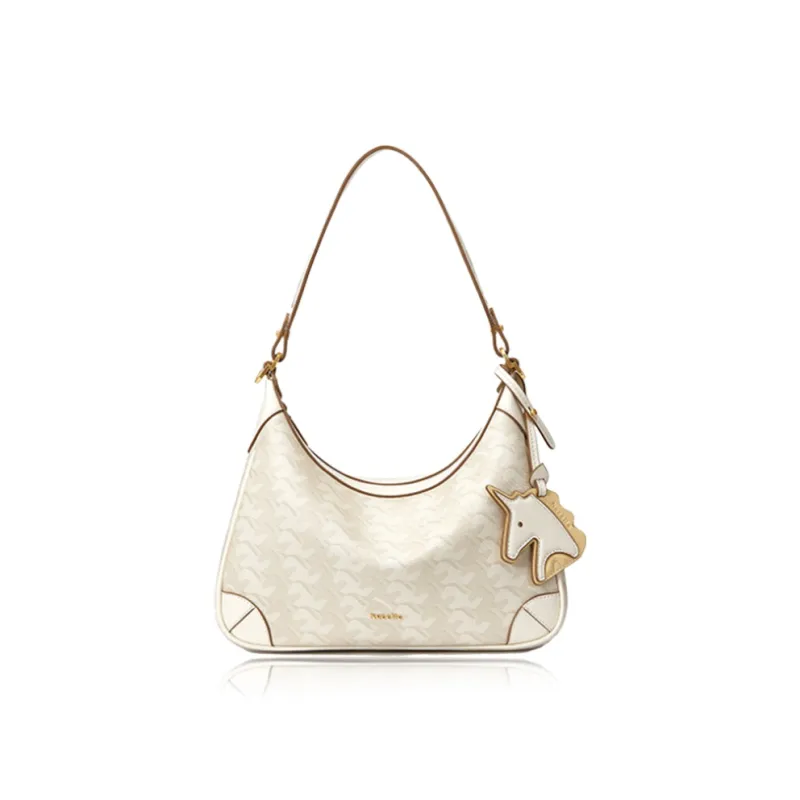 NUCELLE Fabric One Shoulder Bag Handbag Women's Multicolor-16
