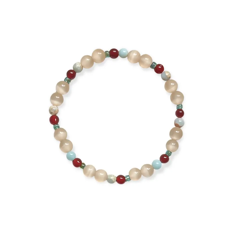 GUDS GAVE Glass Cat Eye Bracelets Unisex-0