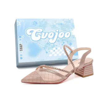 CVOJOO Chunky Heel High Heels Women's