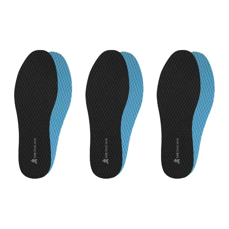 MEXICAN Latex+Gene Fiber Fabric Insoles Unisex-11