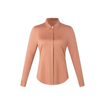 DEGRE ZERO Shirts Women's Warm Apricot