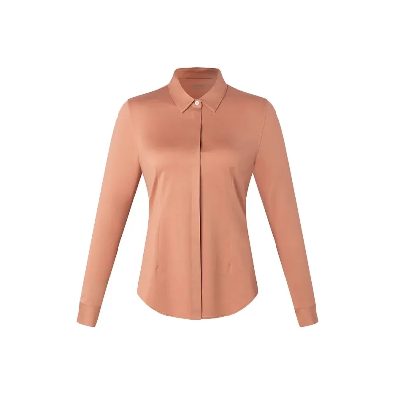 DEGRE ZERO Shirts Women's Warm Apricot-0