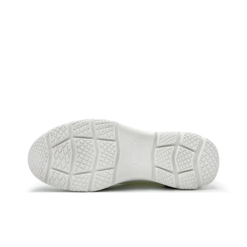 KYMOOU Slip Resistant And Breathable Low Top Casual Shoes Men's White-5