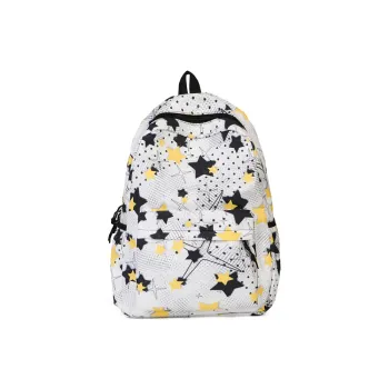 Wolfhorse Nylon Backpack Regular Unisex Black/Yellow/Blue/Green/Pink