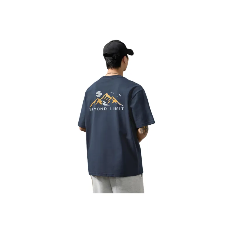 WOOD SOON Summer Sports Crew Neck Basic T Shirt Unisex-5