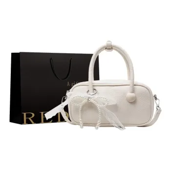 REDOO PU Handbag Regular Women's Ecru/Pink/Blue/Purple/Black