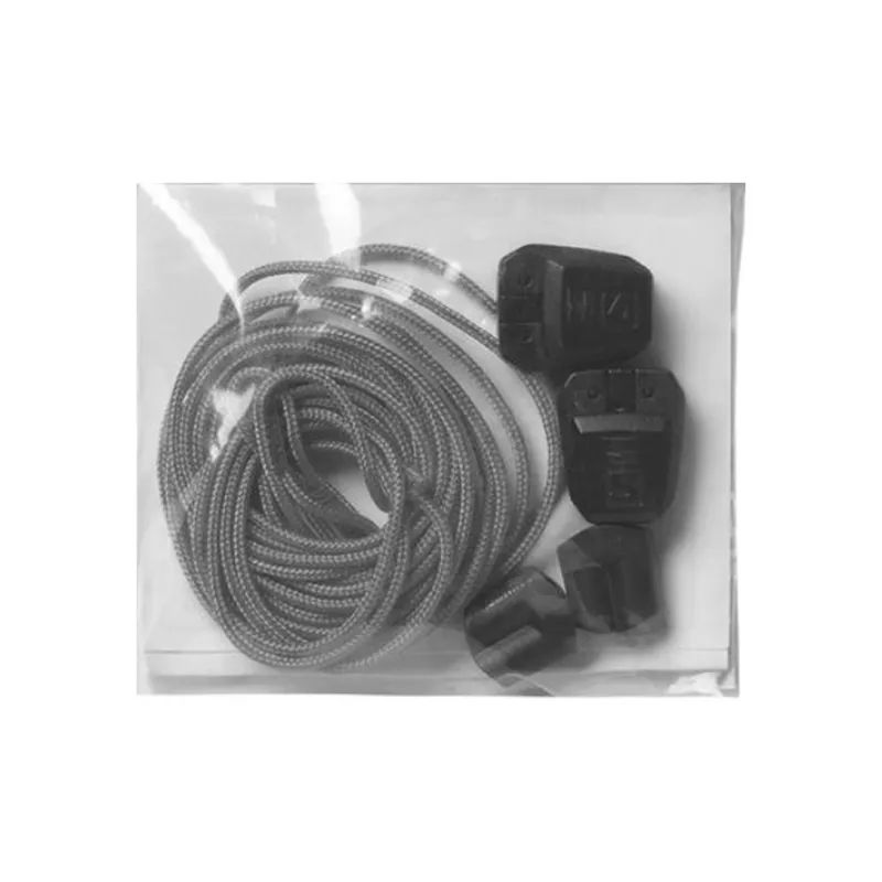 SALOMON Nylon Shoelaces Men's Silver-2
