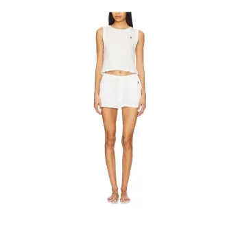 Polo Ralph Lauren SS25 Pajama Set Women's Ivory White