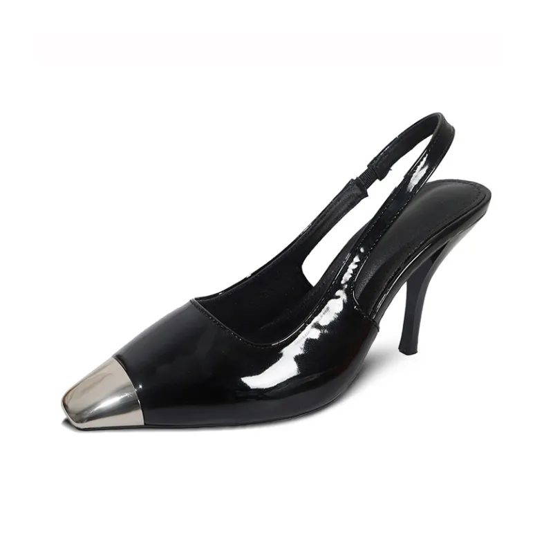 AFJI Slim Heel High Heels Women's Black-0