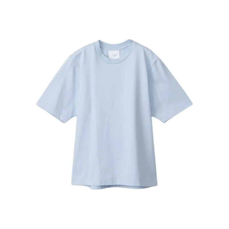 CINOH T Shirts Women's Sax Blue-0