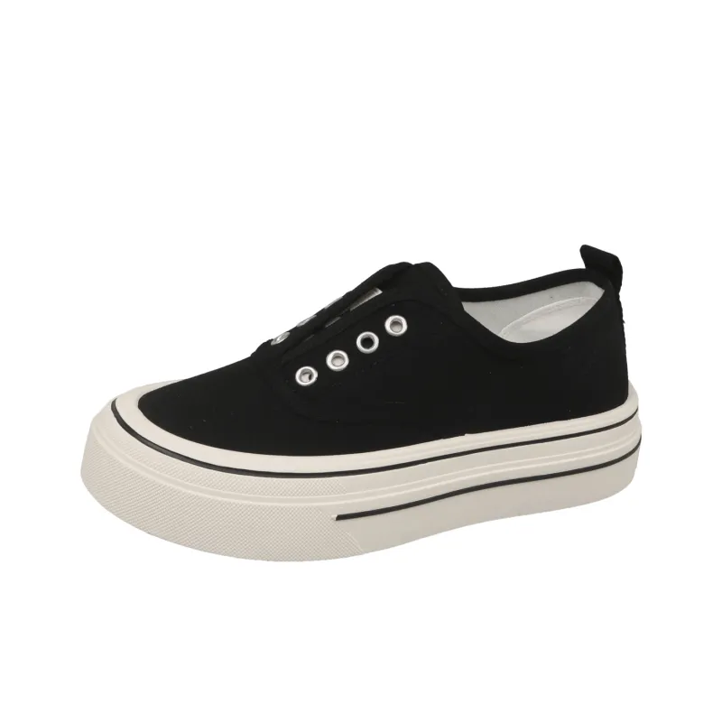 MEXICAN Slip Resistant, Abrasion Resistant, Lightweight, Height Increasing Low Top Canvas Shoes Women's-0
