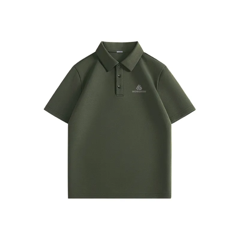Red bean Polo Shirts Men-6