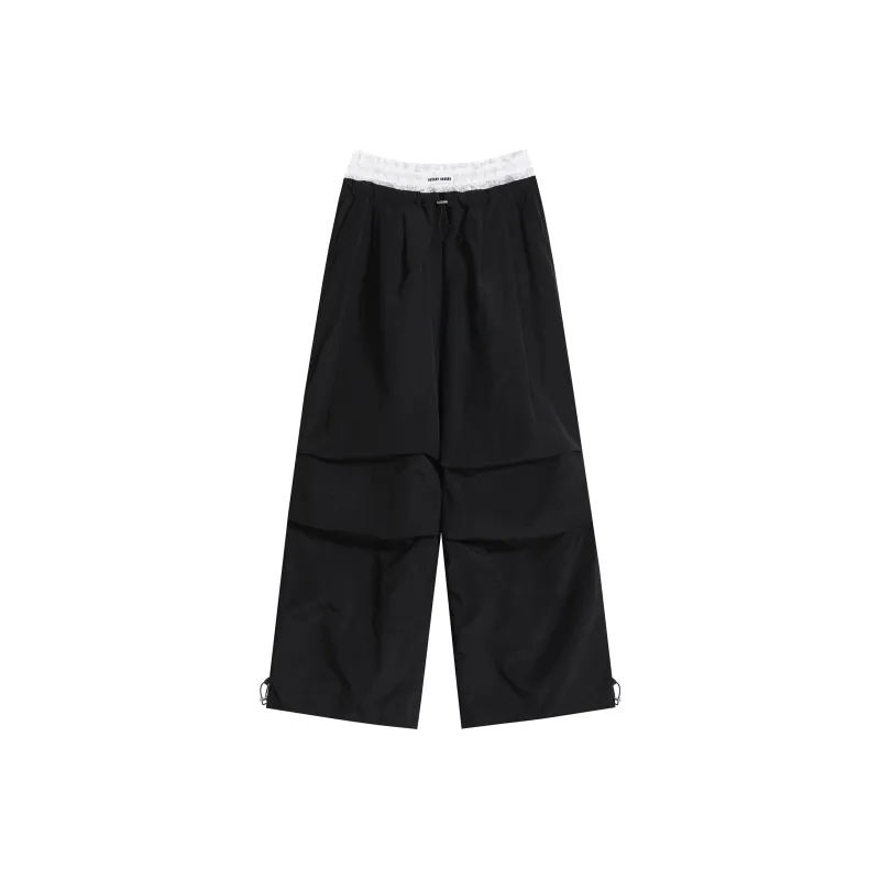 HTHK Casual Pants Women's Navy Blue/Yellow/Pink/Black-72