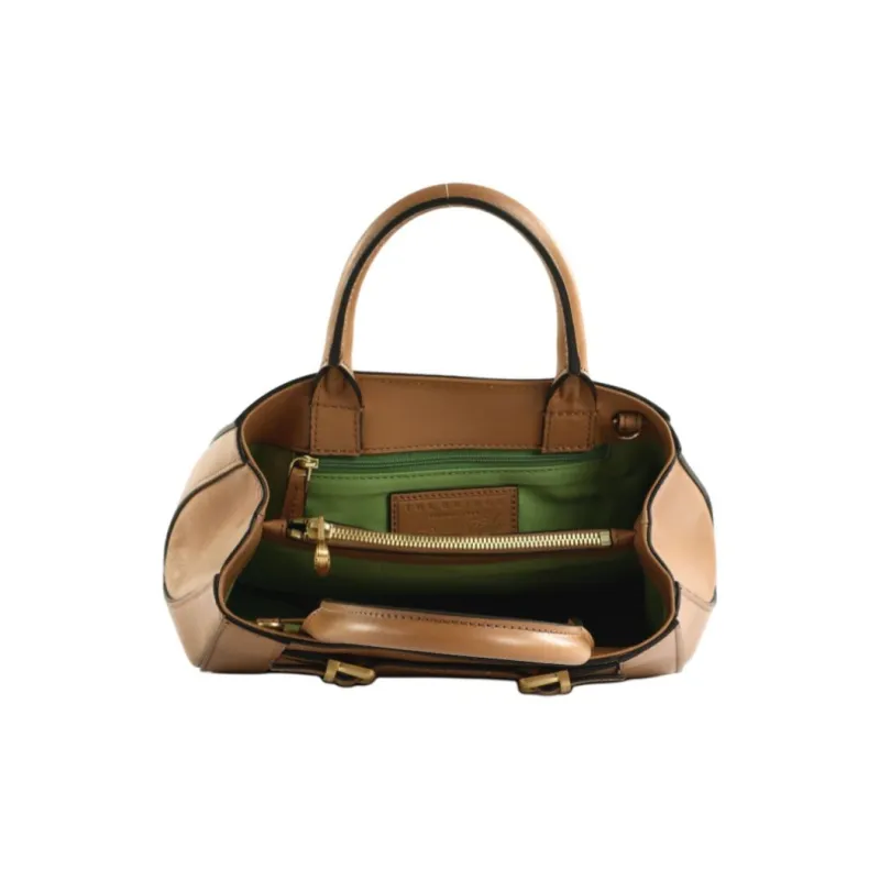 THE BRIDGE Cow Leather Handbag Women's Light Brown-4