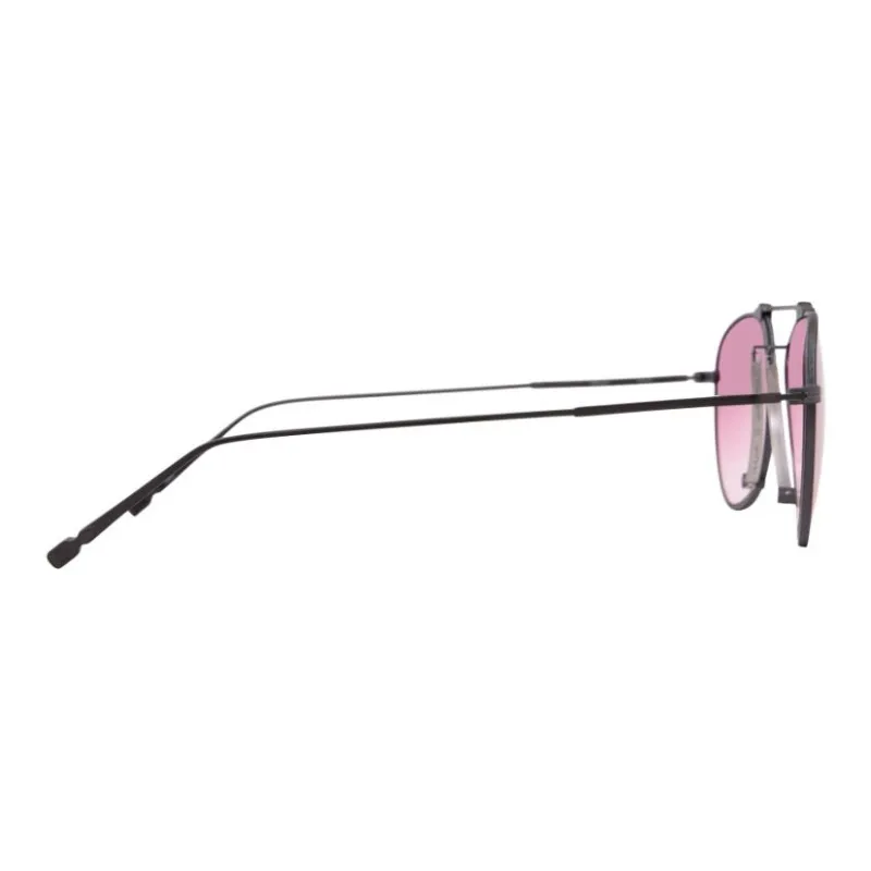 Matsuda Titanium Irregular Shape Sunglasses Unisex Black-2