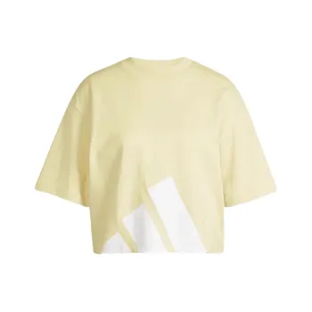 Adidas Clothing T Shirts Women's Yellow