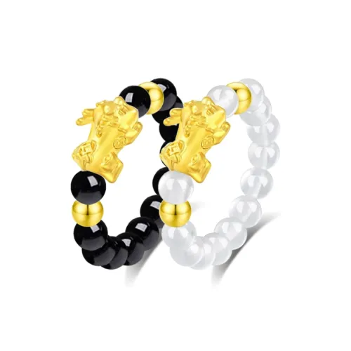 CANHUI Colored Glaze Rings Unisex