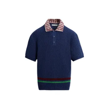 ZARA Polo Shirts Men Blue