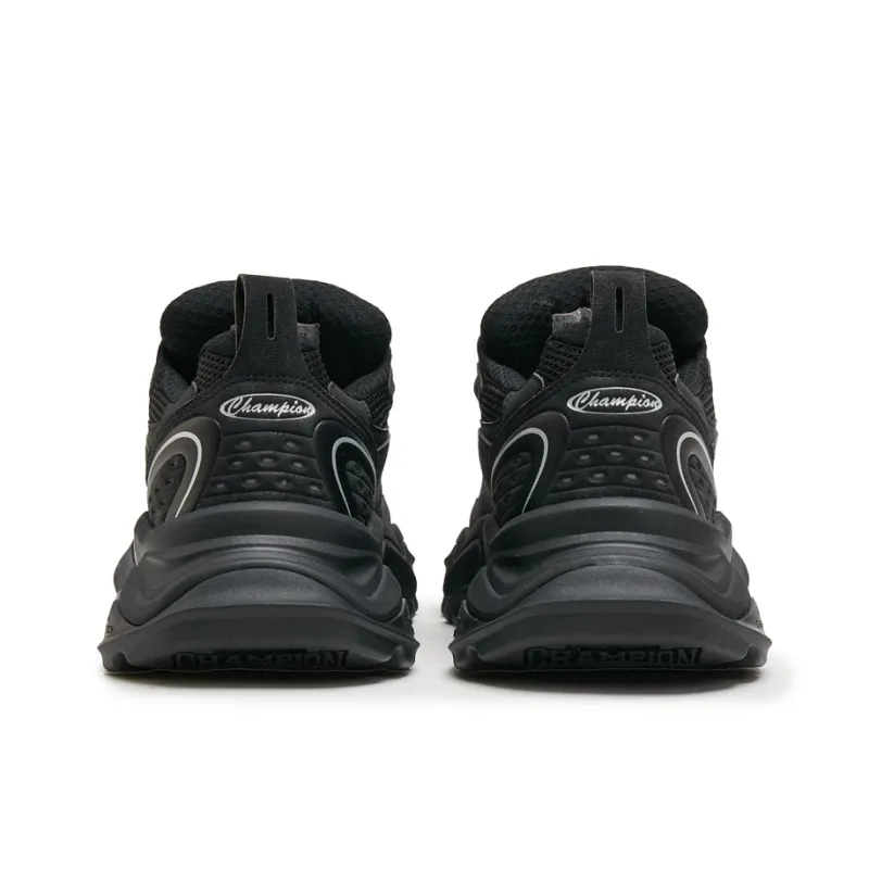Champion Tooth Shark 2.0 Balance Low Top Chunky Sneakers Men's Black/Silver White-3