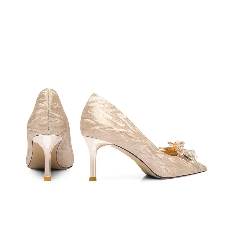 LOLY High Heels Women's Gold Box-7