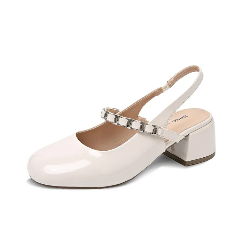 AFJI High Heels Women's Beige/Nude/Black/Yellow-5