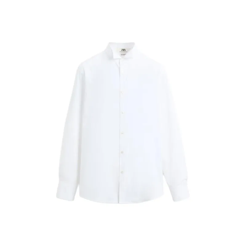 ZARA Shirts Men White-0