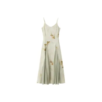 COVER TIME Slip Dresses Women's Light Green