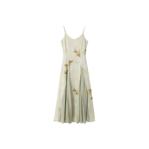 COVER TIME Slip Dresses Women's Light Green
