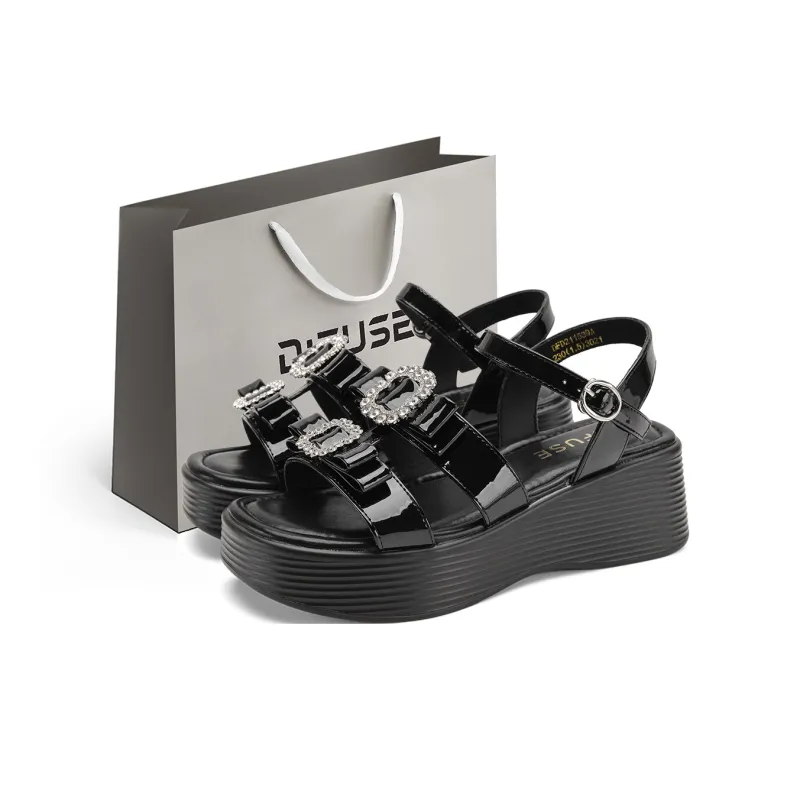 D FUSE SCANDINAVIA One Strap Sandals Women's-0