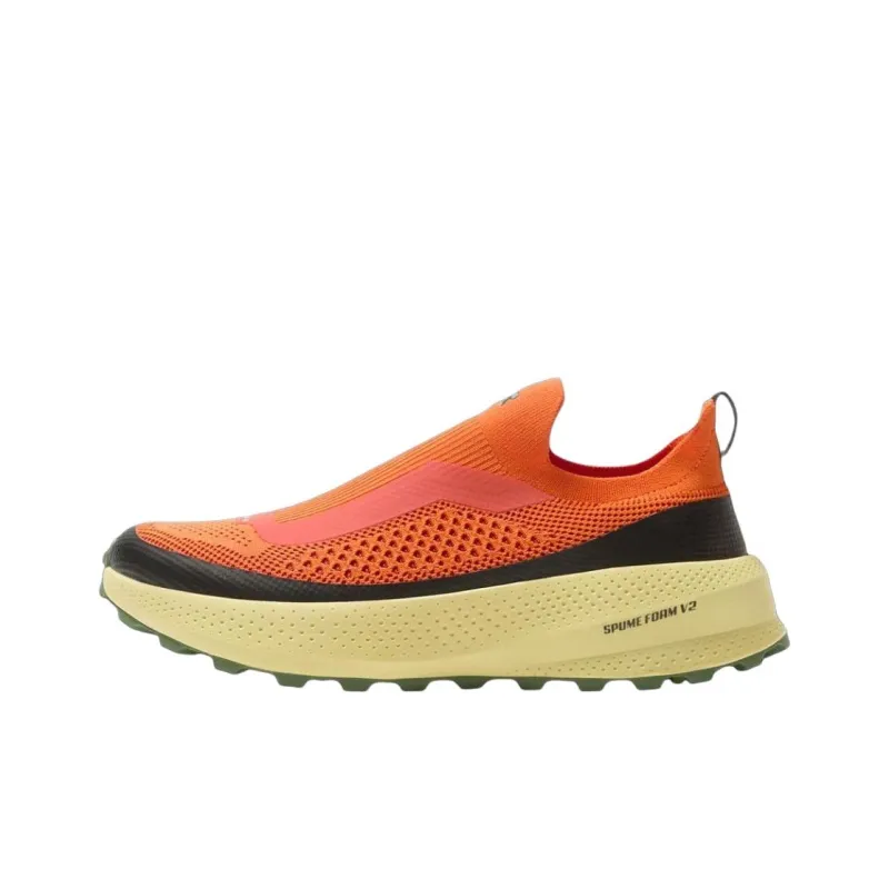 ZARA Abrasion Resistant Low Top Casual Running Shoes Men's Orange-0