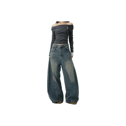 Pirkadat Jeans Unisex Blue