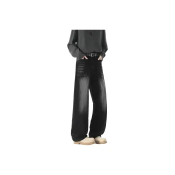 ZONEiD Jeans Unisex Black Gray Color