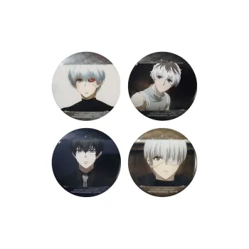BOOM COMIC Tokyo Ghoul, Ken Kaneki, Tokyo Ghoul, Sazae Sae Mystery Draw Badge Badges