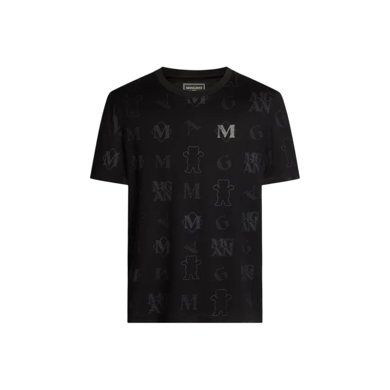 MANGANO T Shirts Men Black-0