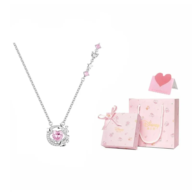 Disney Princess S925 Silver Necklaces Women's-10