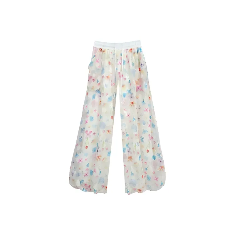Hao Zhilang Casual Pants Women's Multicolor-0