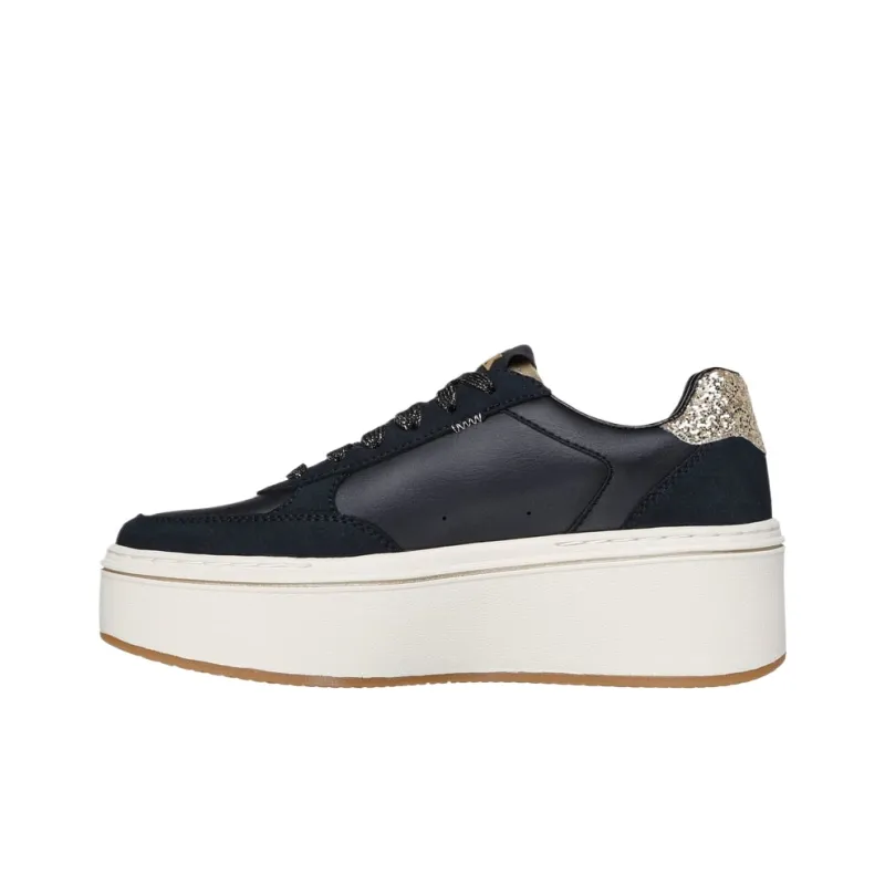 Skechers Low Top Casual Shoes Women's Black-2