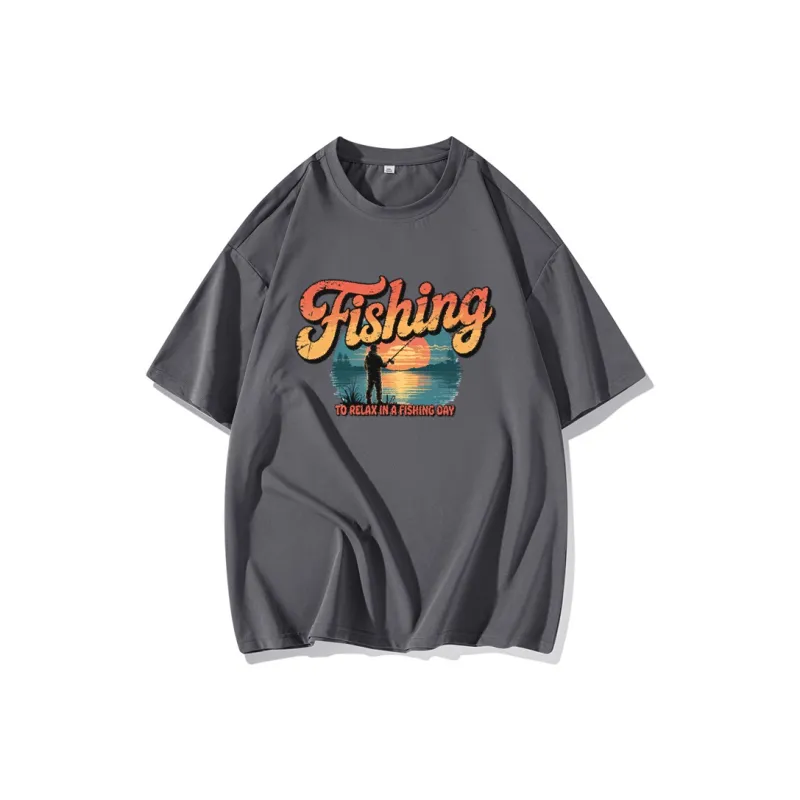 FAIRWHALE Drop Shoulder Sleeve T Shirt Women's-12