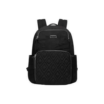 SWISS MILITARY Memory Polyester With Microfiber Backpack Unisex Black