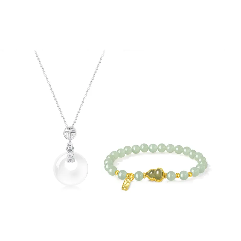 GIFU Colored Glaze Necklaces Women's-0