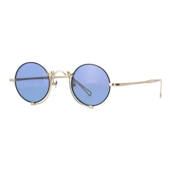 Matsuda Metal Round Sunglasses Unisex Black