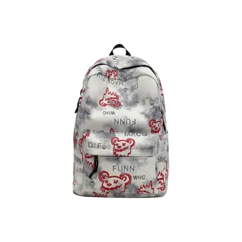Yalu Nylon Backpack Unisex Black/Khaki/Blue/Red
