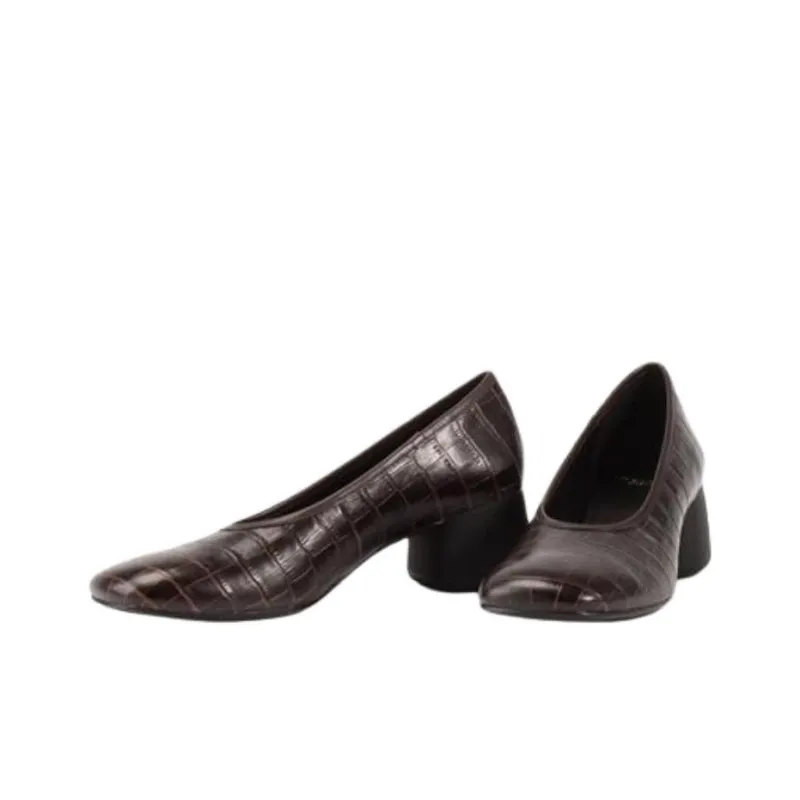 VAGABOND SHOEMAKERS Livia Chunky Heel High Heels 5cm Women's Brown-1