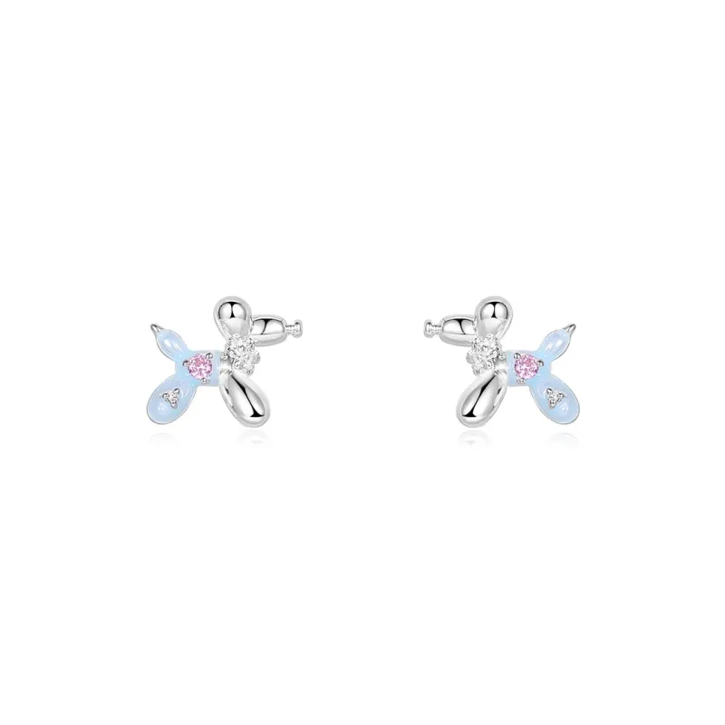 DODOGOGO S925 Silver Stud Earrings Women's-0