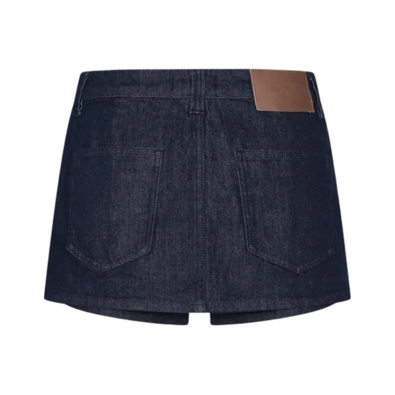URBAN REVIVO Denim Short Skirts Women's-1
