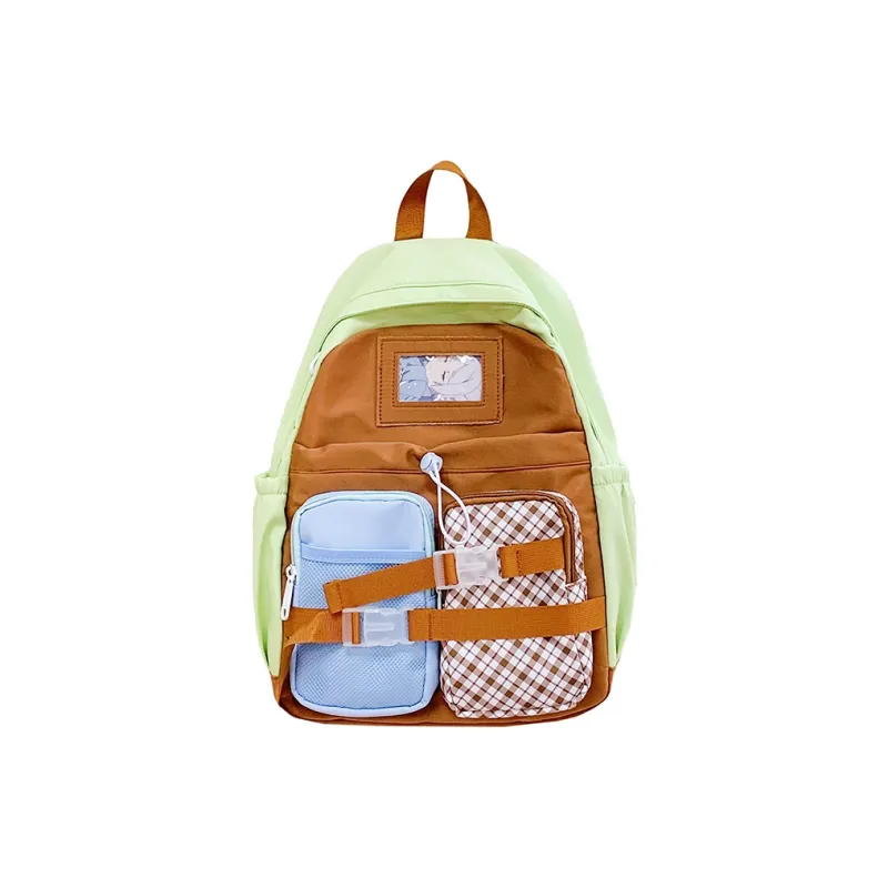 Yalu Nylon Backpack Unisex Multicolor-6