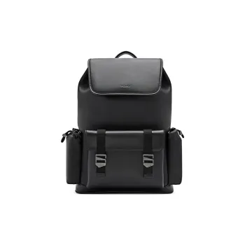 PEDRO Synthetic Material Patchwork Fabric Backpack Tubas Men's Black/Composite Color